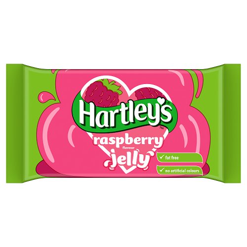 Hartleys Tab Jelly Raspberry 135g pack shot