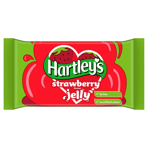 Hartleys Tab Jelly Strawberry 135g pack shot