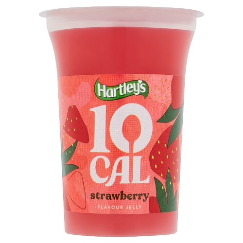 Hartleys 10cal Strawberry Jelly Pot Ready to Eat 175g pack shot