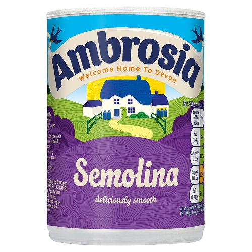 Ambrosia Semolina 400g pack shot