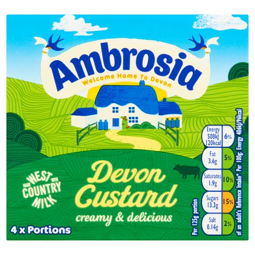 Ambrosia Custard Combi 500g pack shot