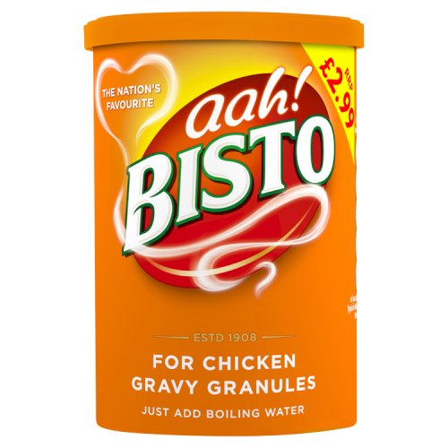 Bisto Gravy Granules Chicken 190g PMP pack shot
