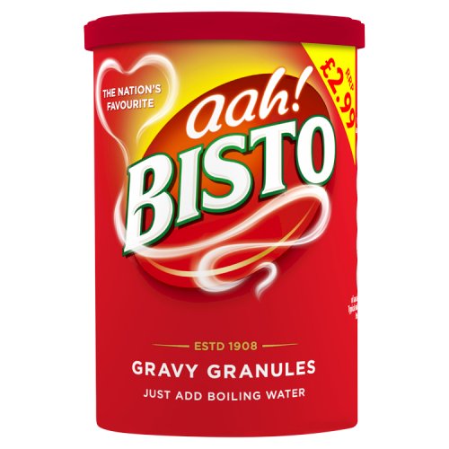 Bisto Gravy Granules Beef 190g PMP pack shot
