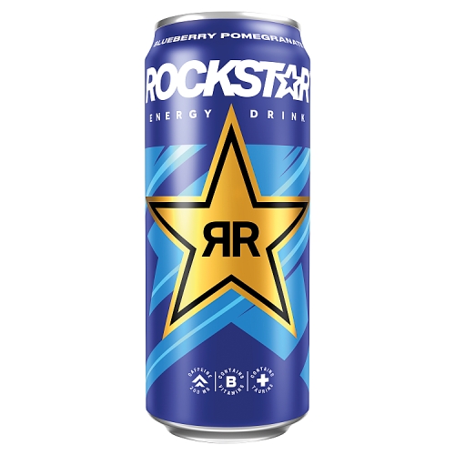 Rockstar Energy Blueberry Pomegranate 500ml pack shot