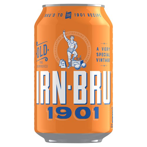 Irn Bru 1901 Cans 330Ml pack shot