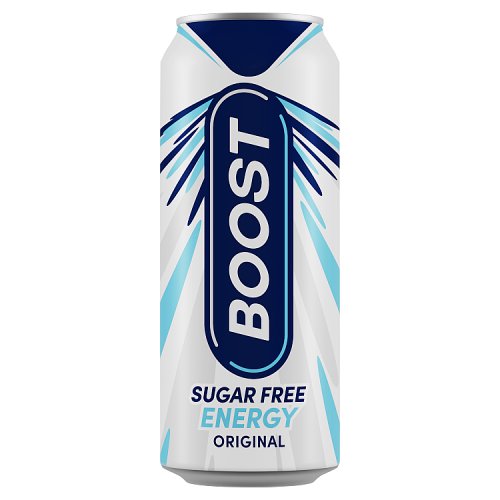 Boost Energy Sugar Free 500ml PMP pack shot