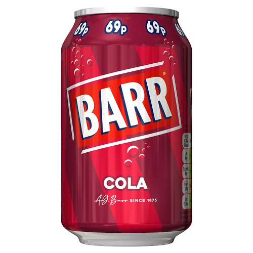 Barr Cola 330ml PMP pack shot