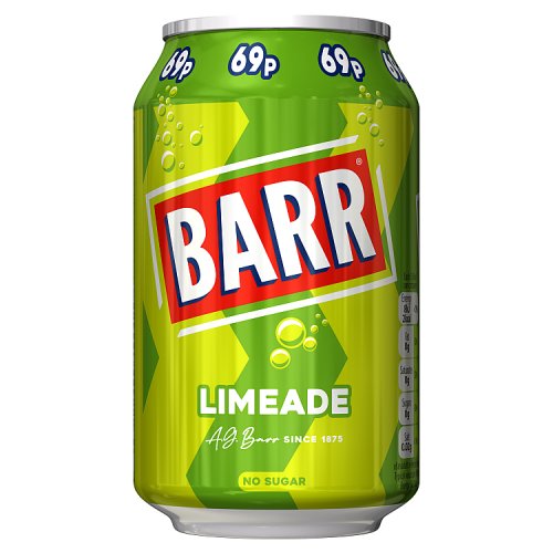 Barr Limeade 330ml PMP pack shot