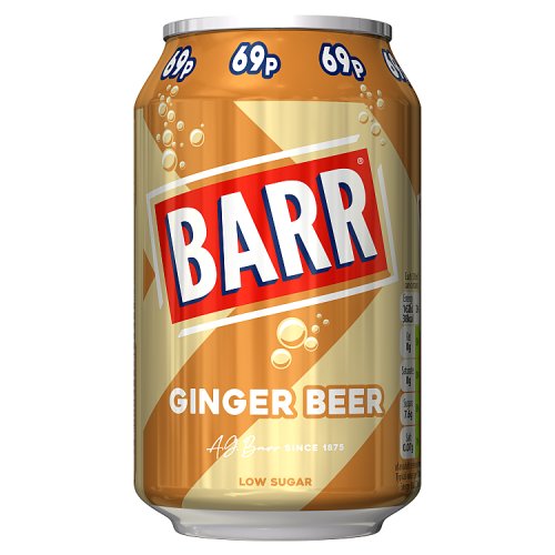 Barr Ginger Beer 330ml PMP pack shot