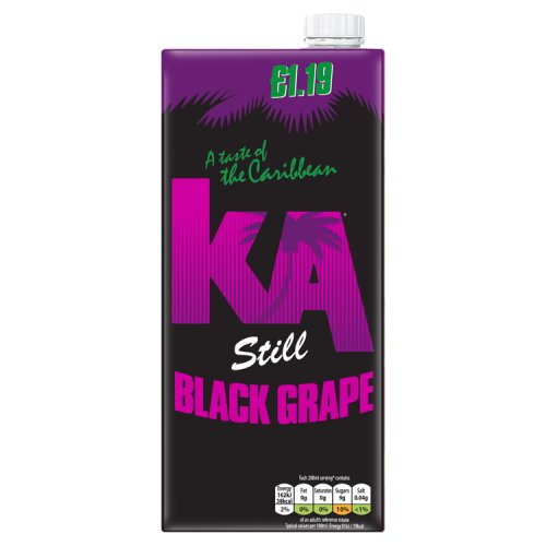 Ka Still Black Grape PM 1.39 1Ltr pack shot
