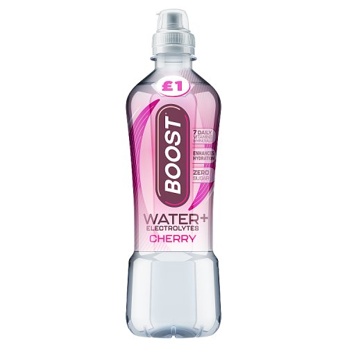 Boost Sport Hydration Water Cherry 500ml PMP pack shot