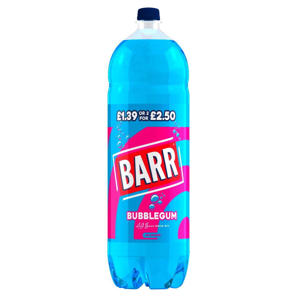 Barr Bubblegum /2f 2Ltr PMP pack shot
