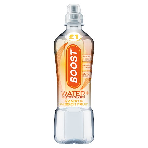 Boost Hydration Mango & Passionfruit 500ml PMP pack shot