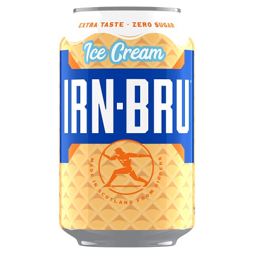 Irn Bru Zero Ice Cream 330ml pack shot