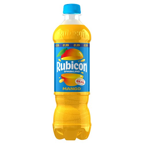 RUBICON SPARKLING MANGO 500ML PMP pack shot