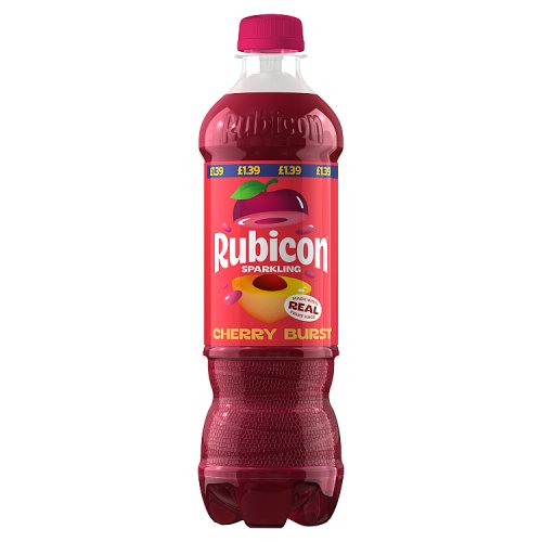 RUBICON SPARKLING CHERRY BURST 500ML PMP pack shot
