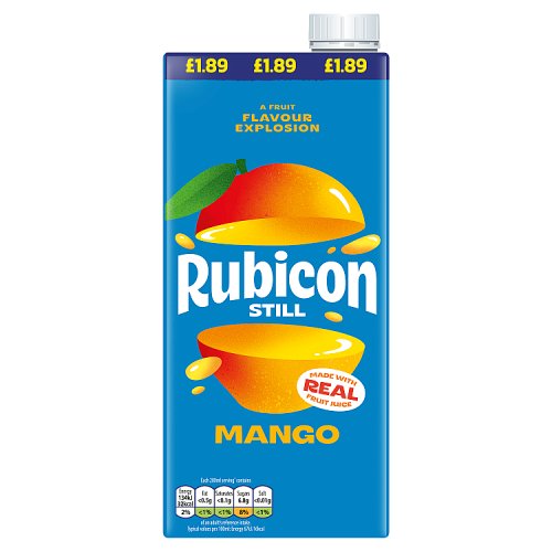 RUBICON STILL MANGO 1LTR PMP pack shot