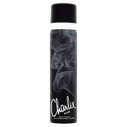 Charlie Body Spray Black 75ml pack shot