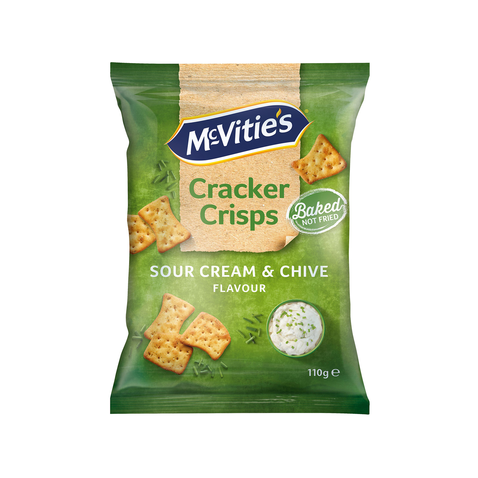 Mcvities Cracker Cr. Sour Cream 110g pack shot