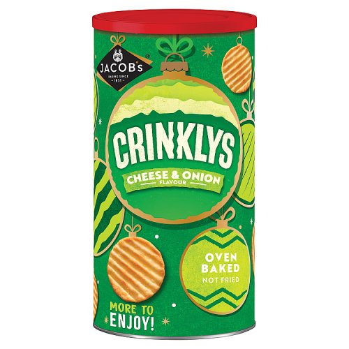 Jacobs Crinklys Cheees & Onion Caddy 200g pack shot