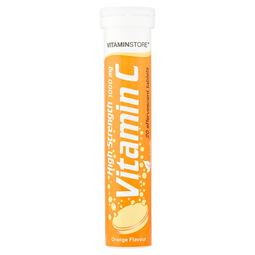 Effervescent Vitamin C Tablets Orange 20's 1000mg pack shot