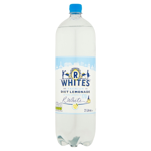 R Whites Diet Lemonade 2Ltr pack shot
