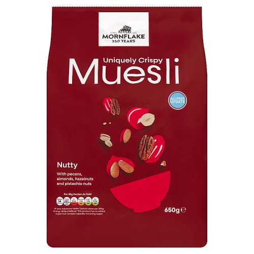 Mornflake Extra Crispy Nutty Muesli 650g pack shot