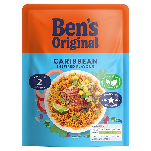 Bens Original RTH Caribbean 220g pack shot