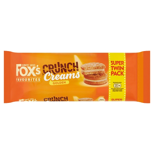 Foxs Golden Crunch Cream Twin Pk 2pk (2 x 200g) pack shot
