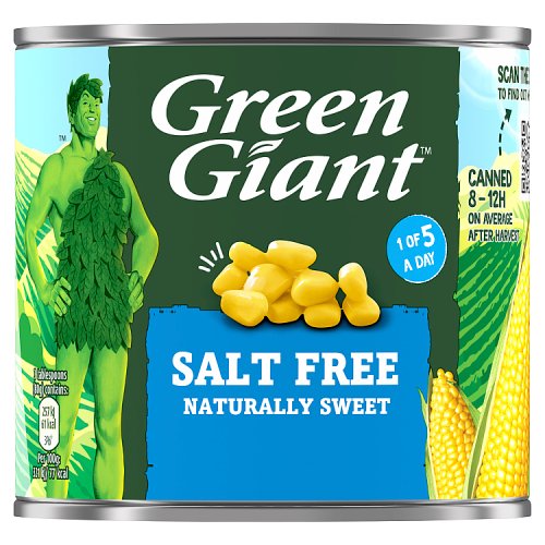 Green Giant No Salt 340G pack shot