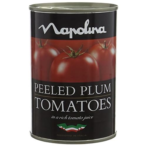 Napolina Peeled Plum Tomatoes 400g pack shot
