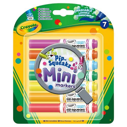 Crayola Mini Pipsqueak Markers - 7 Pack pack shot