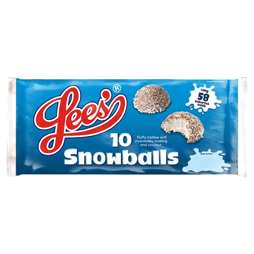 Lees Snowballs 10pk (10 x 13g) pack shot