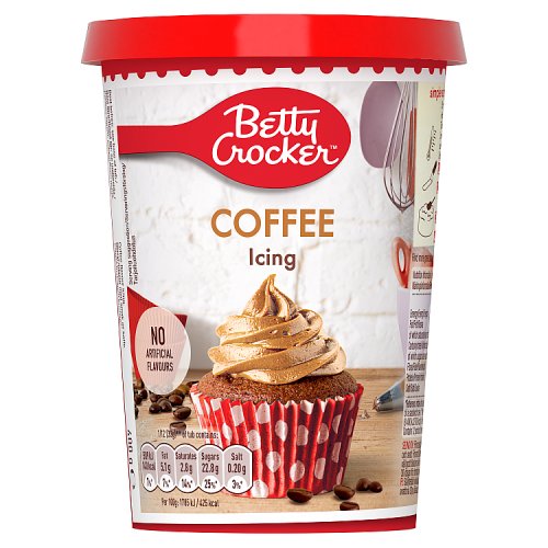 Betty Crocker Icing Coffee 6x400g pack shot