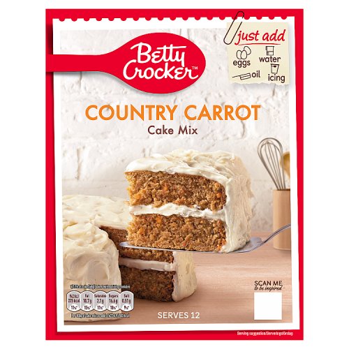 Betty Crocker Moreish Carrot Cake Mix 425g pack shot