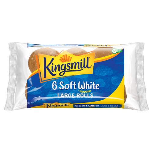 KINGSMILL SOFT WHITE ROLLS 6PK pack shot