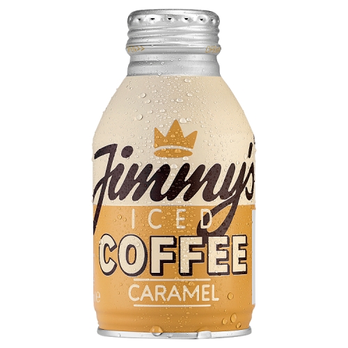 Jimmys Iced Coffee Caramel Bottle 275ml pack shot