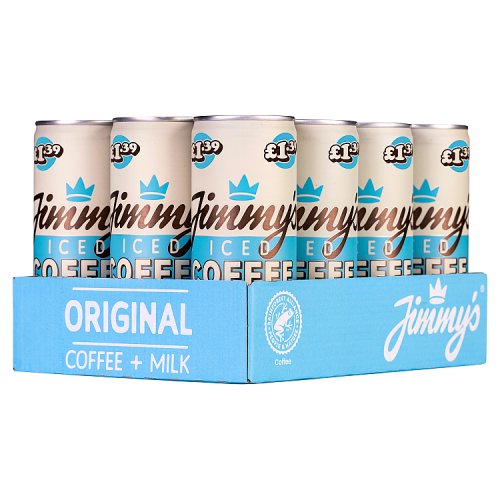 Jimmys Iced Coffee Original 250ml PMP pack shot