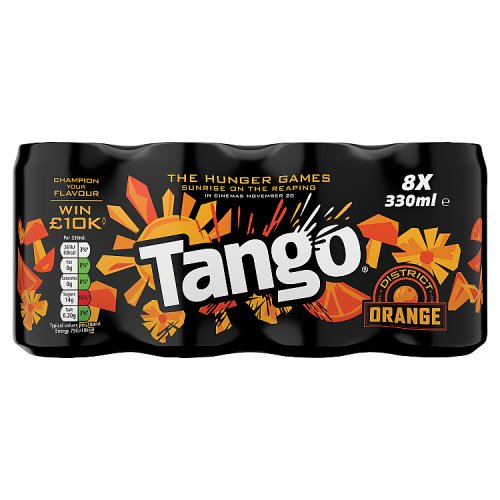 Tango Orange 8pk (8 x 330ml) pack shot