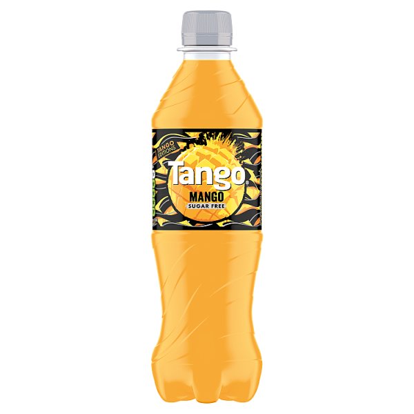 Tango Mango Sugar Free Bottle 500ml pack shot