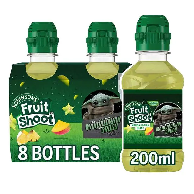 Robinsons Fruit Shoot Mandalorian NAS 8pk (8 x 200ml) pack shot