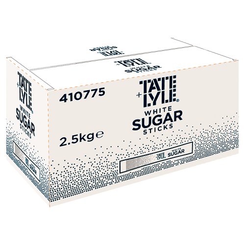 Tate and Lyle White Sugar Sticks 2.5g pack shot