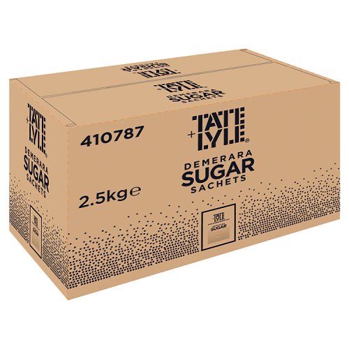 Tate & Lyle Demerara Sugar Sachets 1000s pack shot