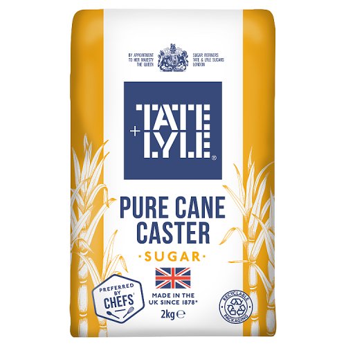 Tate & Lyle Caster Sugar 2kg pack shot