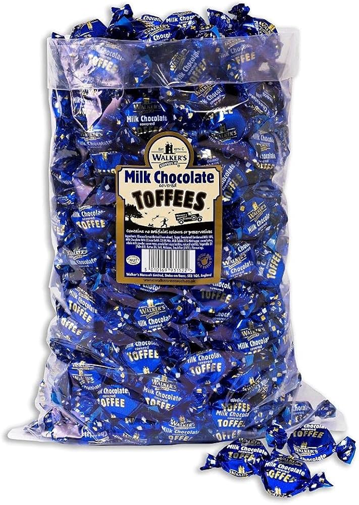 Walkers Nonsuch Salted Caramel Toffees Jar 1.25kg pack shot
