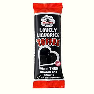 Walkers Nonsuch Lovely Liquorice Toffee Bar 50g pack shot