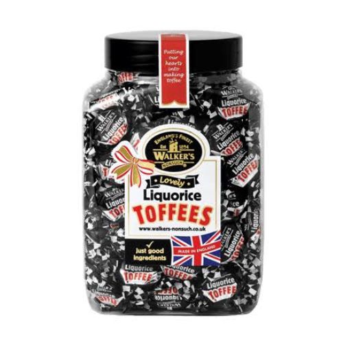 Walkers Nonsuch Liquorice Toffees Jar 1.25kg pack shot