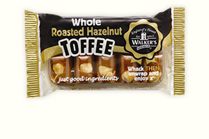 Walkers Nonsuch Hazelnut Toffee Bar 100g pack shot