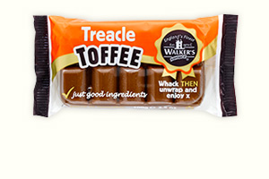 Walkers Nonsuch Treacle Toffee Bar 100g pack shot