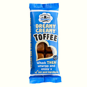 Walkers Nonsuch Dreamy Creamy Toffee Bar 50g pack shot